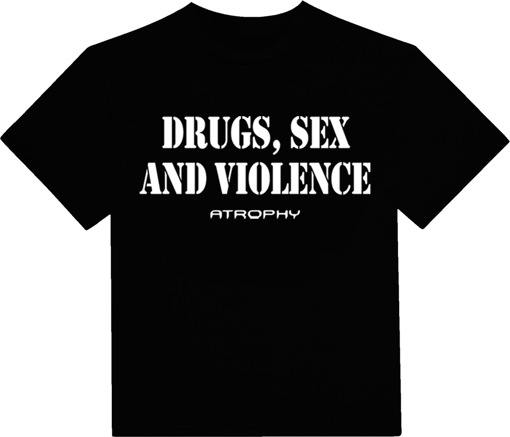 Drugs Sex Violence Tee Black