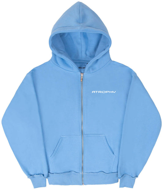 Zip Small Logo Baby Blue