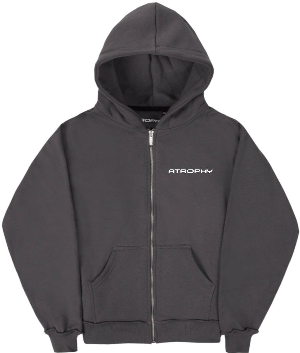 Zip Small Logo Grey