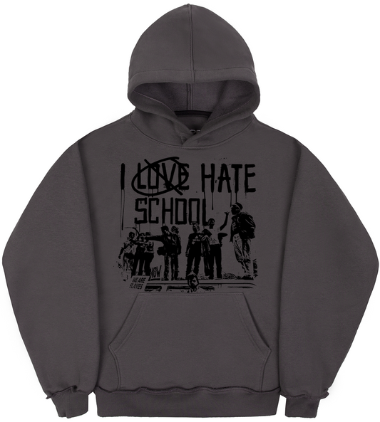 I Hate School Grey