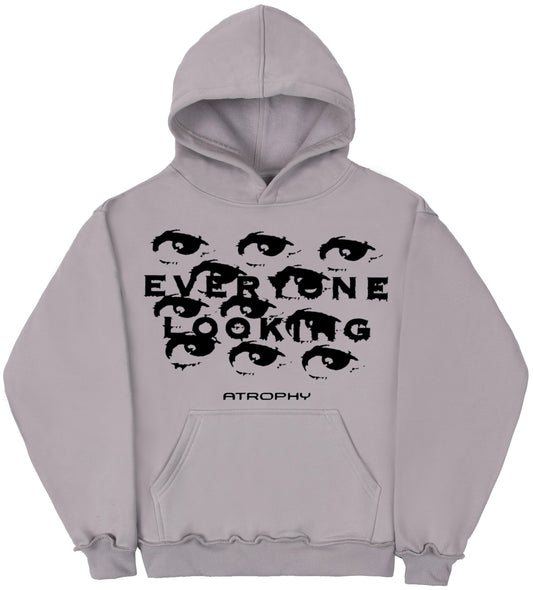 Hoodie Everyone Silver Grey