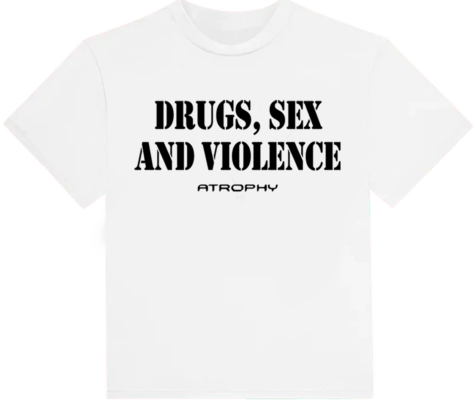 Drugs Sex Violence Tee White